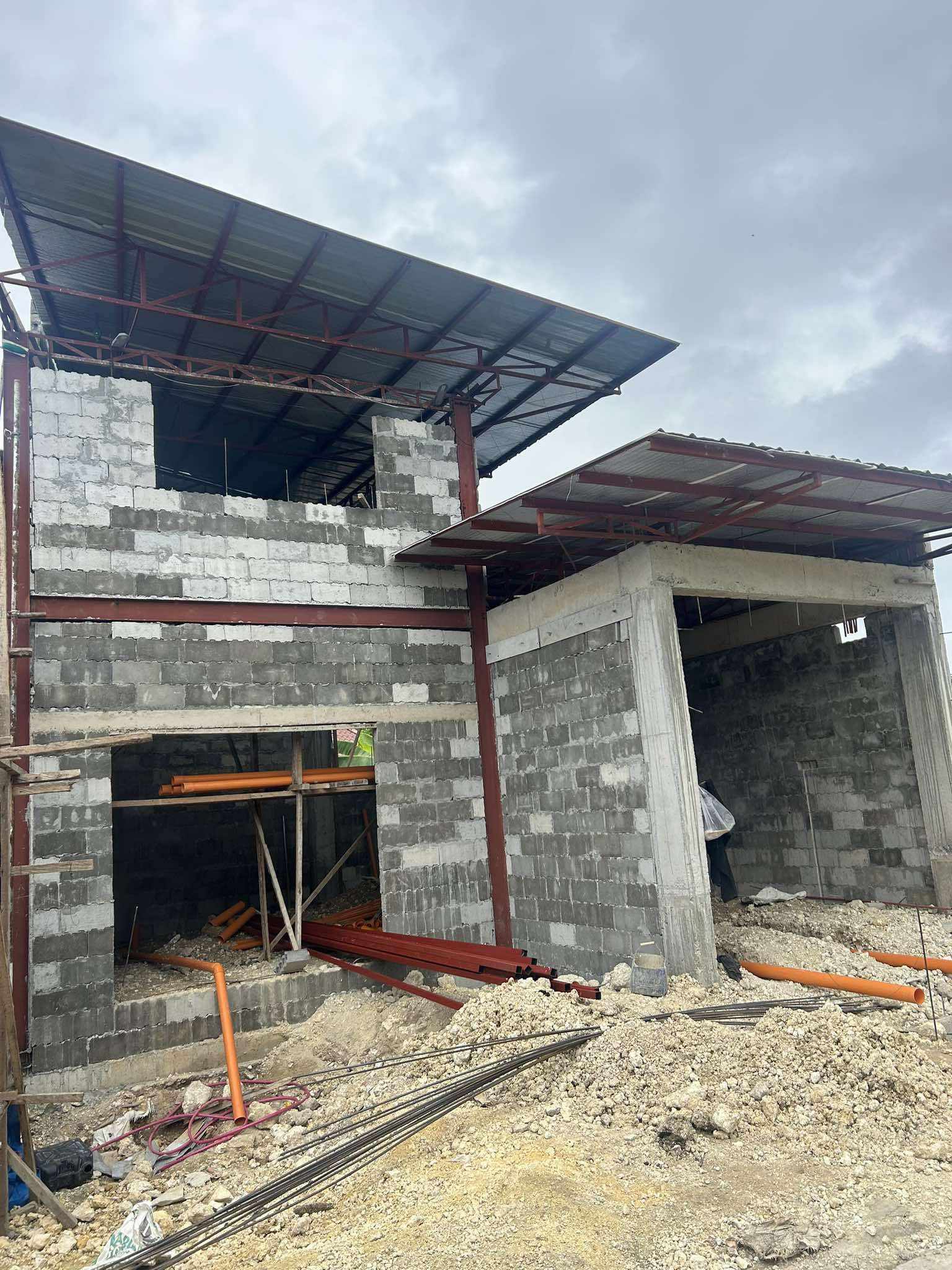 Modern residential house built with CrossBlocks in Cebu